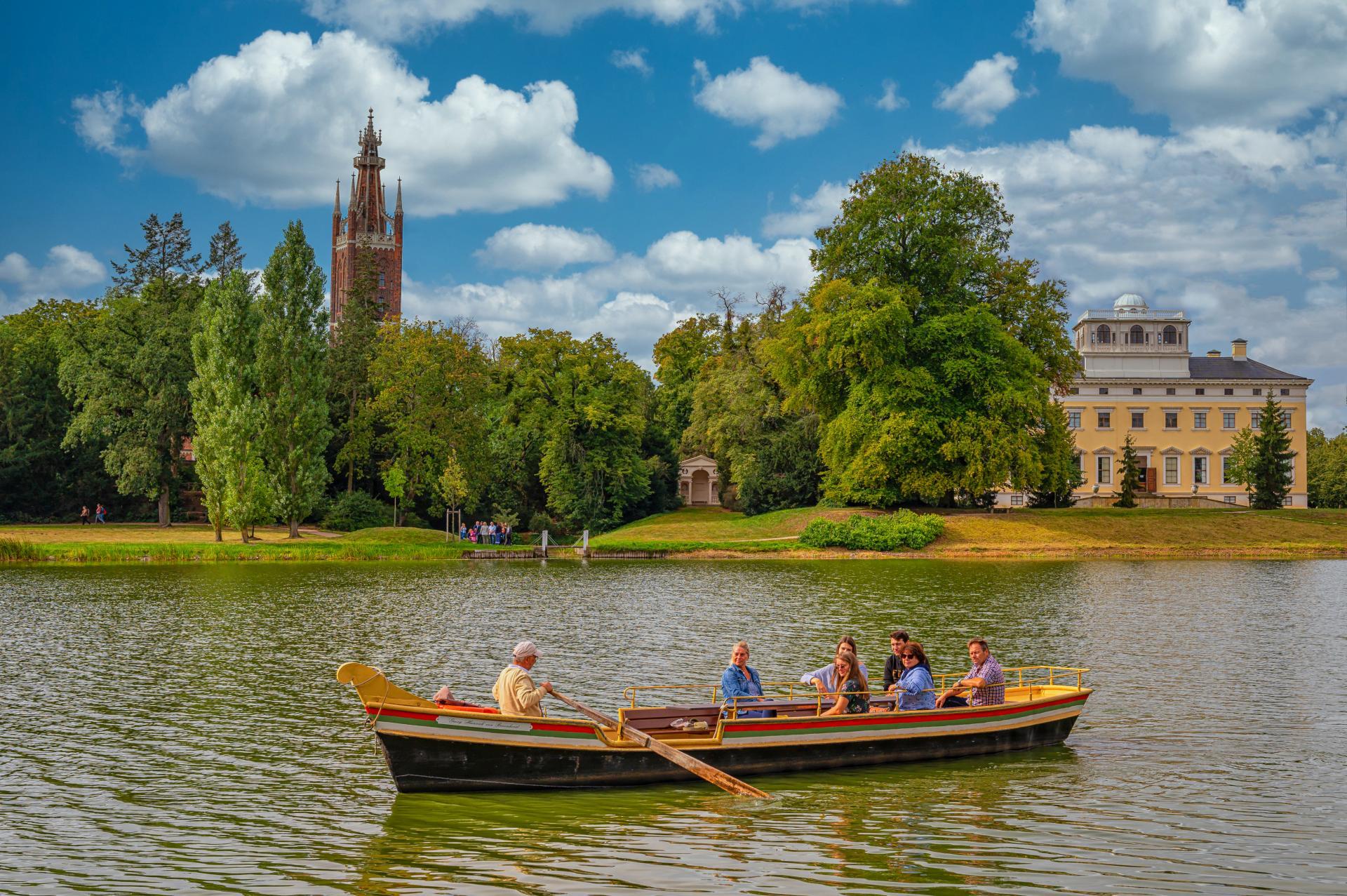 Gondelfahrt im Wörlitzer Park