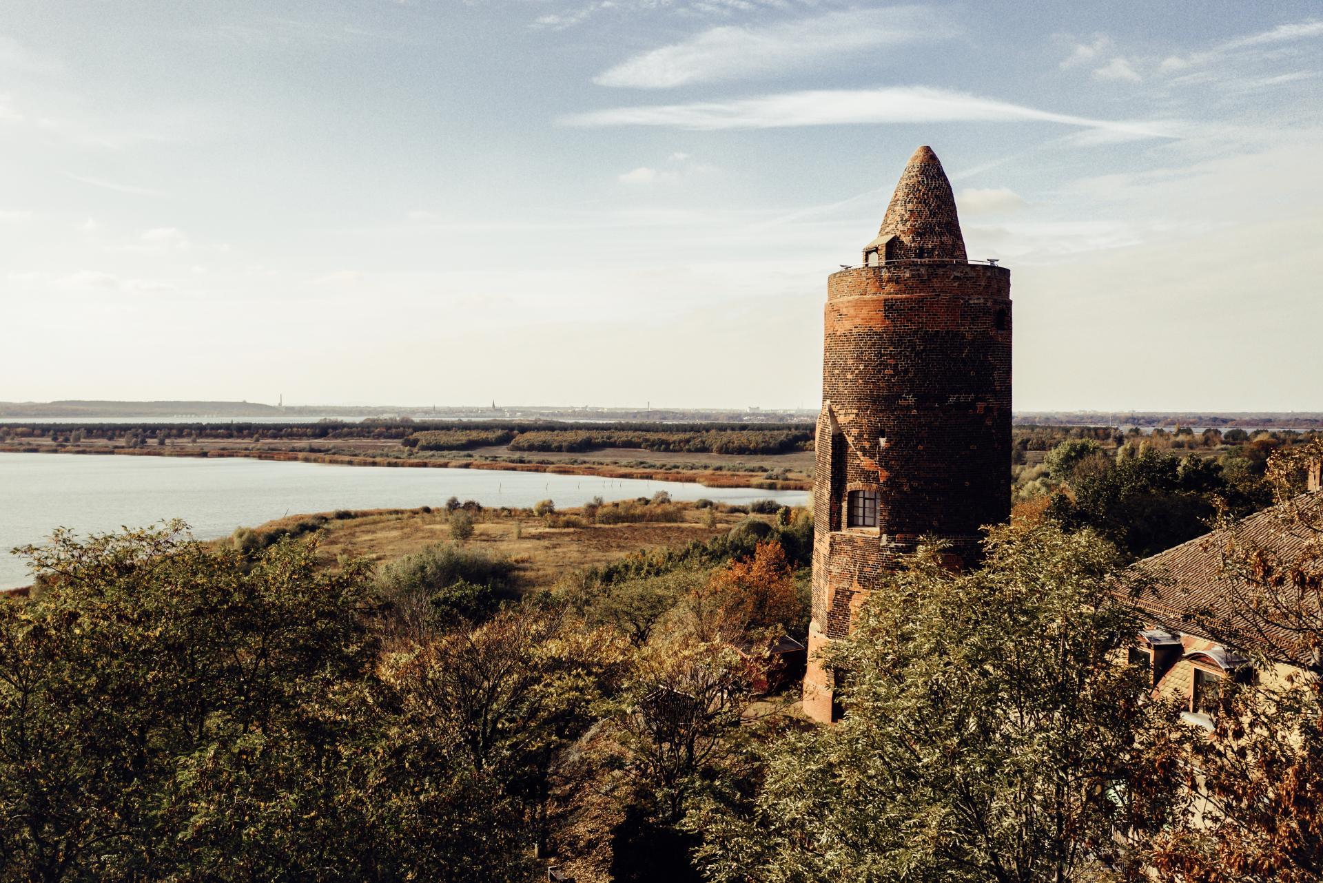 Red Tower Pouch