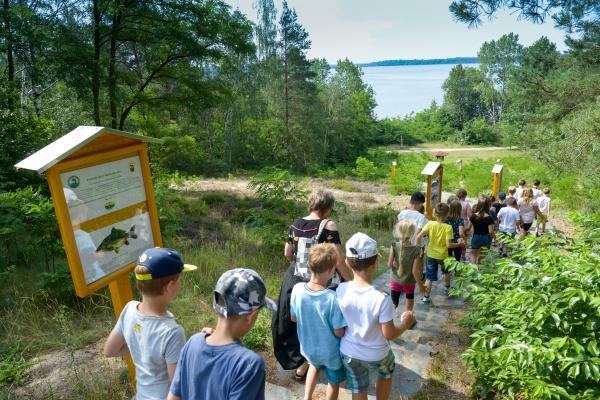 on an excursion from the Haus am See to the Muldestausee lake