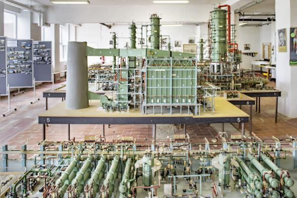 Hydrierwerk Zeitz, Innenansicht