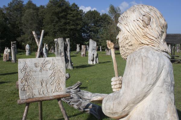 Sculpture meadow in Tornau